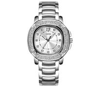 rorios Elegant Kleid Damenuhr Analog Quarz Uhren mit Edelstahlarmband Wasserdicht Mädchen Damen Armbanduhr