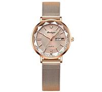 rorios Frauen Uhren Analog Quarz Uhr mit Edelstahlband Mode Wasserdicht Damenuhr Diamant Armbanduhren für Frauen Mädchen
