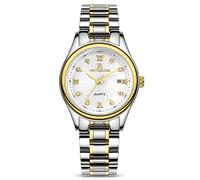 rorios Geschäft Damen Armbanduhren Analog Quarzuhr Armband Edelstahlband wasserdichte Armbanduhr