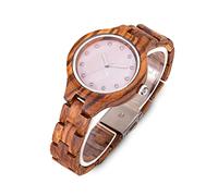 rorios Herren Damen Holzuhr Leuchtende Holz-Armbanduhr Analog Quarz Holzuhr mit Holzarmband Natürliche Leichte Holzuhren Herren & Damen
