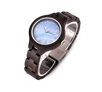 rorios Herren Damen Holzuhr Leuchtende Holz-Armbanduhr Analog Quarz Holzuhr mit Holzarmband Natürliche Leichte Holzuhren Herren & Damen