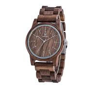 rorios Herren Holzuhr Holz-Armbanduhren Herren Analog Quarz Uhr Leicht Holzuhren Männer Mode Männer Holzuhren