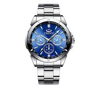 rorios Herren Uhren Analog Quarz Armbanduhr Wasserdicht Männer Uhr mit Edelstahl Armband Multifunktionale Mode Herrenuhr Elegant Uhr Herren Kleid