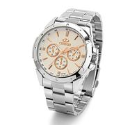 rorios Herren Uhren Analog Quarz Armbanduhr Wasserdicht Männer Uhr mit Edelstahl Armband Multifunktionale Mode Herrenuhr Elegant Uhr Herren Kleid