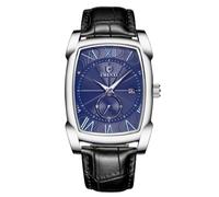 rorios Herren Uhren Analog Quarz Armbanduhren Leuchtend Zifferblatt mit Datum Kalender Leder Armband Business Männer Uhr