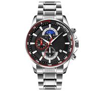 rorios Herren Uhren Wasserdichter Analog Quartz Uhren mit Edelstahl Armband Sport Herrenuhr Mode Chronograph Uhren für Männer