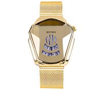 rorios Herrenuhr Analog Quarz Armbanduhr mit Edelstahl Mesh Armband Kreative Männer Uhren Cooles Wasserdicht Armbanduhren für Herren