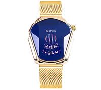 rorios Herrenuhr Analog Quarz Armbanduhr mit Edelstahl Mesh Armband Kreative Männer Uhren Cooles Wasserdicht Armbanduhren für Herren