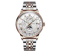 rorios Herrenuhren Business Leuchtend Uhren mit Edelstahlarmband Wasserdicht Quartz Armbanduhren für Männer Herren