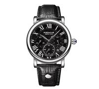 rorios Herrenuhren Chronograph Armbanduhr mit Lederband Analogue Quartz Uhren wasserdichte Kalender Uhr für Herren Männer