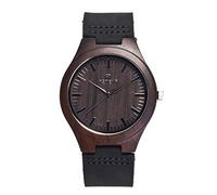 rorios Holz Armbanduhren für Herren Frauen Analog Quarz Uhr Paar Uhren mit mit Leder Armband Natur Uhren für Sie und Ihn