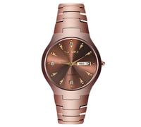 rorios Minimalistic Paar Uhren Damen Herren Armbanduhr Business Edelstahl Uhr Analoge Quarz Uhr 50M wasserdichte Leuchtend Uhr für Herrenuhren Roségold A