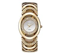 rorios Mode Damen Armbanduhren Edelstahl Simulierter Diamant Dial Damenuhr Armbanduhren für Frauen Damenuhr