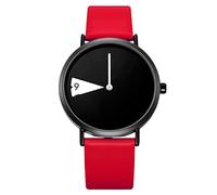 rorios Mode Damenuhren Analog Quarz Uhr mit Lederband Ultradünne Wasserdicht Uhr Minimalist Armbanduhr für Damen