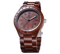rorios Mode Herren Holzuhr Holz-Armbanduhren Herren Analog Quarz Uhr Leicht Holzuhren Männer Männer Holzuhren
