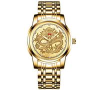 rorios Mode Herren Uhr Wasserdicht Analogue Quartz Armbanduhr mit Edelstahlband Business Kleid Uhren für Männer Herren