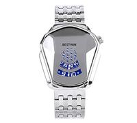 rorios Mode Herrenuhr Analog Quarz Armbanduhr Kreative Männer Uhren mit Edelstahl Armband Wasserdicht Cooles Armbanduhren für Herren