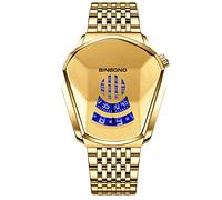 rorios Mode Herrenuhr Analog Quarz Armbanduhr Kreative Männer Uhren mit Edelstahl Armband Wasserdicht Cooles Armbanduhren für Herren