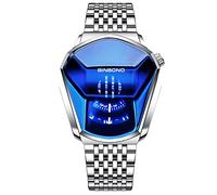 rorios Mode Herrenuhr Analog Quarz Armbanduhr Kreative Männer Uhren mit Edelstahl Armband Wasserdicht Cooles Armbanduhren für Herren