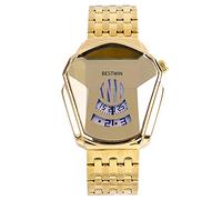 rorios Mode Herrenuhr Analog Quarz Armbanduhr Kreative Männer Uhren mit Edelstahl Armband Wasserdicht Cooles Armbanduhren für Herren