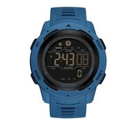 RORIOS Multifunktional Elektronische Armbanduhr Stilvolle Sport Uhren Herren Damen Uhr Digital Quarz Uhr Unisex wasserdichte Uhr Gummi Armband Harz Fall Uhr Blau