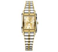 rorios Paar Edelstahl Uhr Damen Herren Armbanduhr Analoge Quarz Uhren Schlichte Business Uhr Elegante Rechteckig Uhr Damenuhren Herrenuhren Silber B