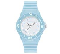 rorios Paar Quarz Armbanduhr Herren Damen Uhr Leuchtend Analog Uhren Einfach Freizeit Uhr Mode Harz Uhr 50m wasserdichte Wrist Watch für Mädchen Blau A