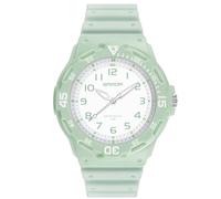 rorios Paar Quarz Armbanduhr Herren Damen Uhr Leuchtend Analog Uhren Einfach Freizeit Uhr Mode Harz Uhr 50m wasserdichte Wrist Watch für Jungen Grün B