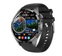 rorios Smartwatch für Damen Herren Bluetooth Anrufe Intelligente Uhr Fitness Sport IP68 wasserdichte Smartwatch Mode Multifunktionale Armbanduhr Schwarz B