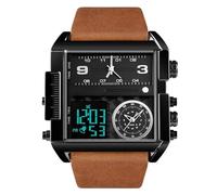 rorios Sport Herrenuhr Analog Digital Armbanduhr mit Wecker Leuchtende Stoppuhr Multifunktion Elektronische Uhren für Männer