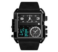 rorios Sport Herrenuhr Analog Digital Armbanduhr mit Wecker Leuchtende Stoppuhr Multifunktion Elektronische Uhren für Männer