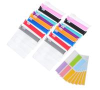 RORPOIR 27 Stück kleine Pillenbeutel mit Reißverschluss, Reise Pillenorganizer aus PVC und Papier, mit Etiketten für den täglichen Gebrauch und unterwegs