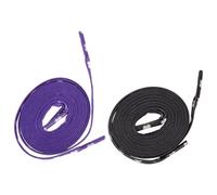 RORPOIR Schnürsenkel aus Polyester 2 Paar 7mm Flach Herzförmige
