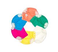 RORPOIR Schwimmwindeln Für Jungen Und Mädchen Verstellbare Waschbare Wasserdichte Badehose Blau Komfortabel Und Für Schwimmen Lernen