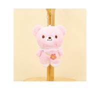 (Rosa Bär) Bär, kuscheliger Teddy-Schlüsselanhänger, Plüschtier, bezauberndes Cartoon-Tier-Taschenzubehör