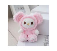 (Rosa Bär) Niedliche und kuschelige Plüsch-Schlüsselanhänger in bezaubernden Kaninchen- und Bärenformen,