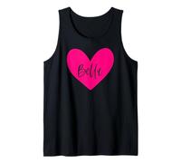 Rosa Bella Name Herz Liebe Frau Mädchen Freund personalisiert Tank Top