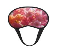 Rosa Blumen Ultimative Augenmaske zum Schlafen, weiche und bequeme Augenmaske, entspannende Nulldruck-Nacht-Augenbinde.