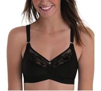Soft-BH ROSA FAIA "Sita", Damen, Gr. 95, Cup D, schwarz, Obermaterial: 76% Polyamid, 24% Elasthan, BHs Soft-BH, verstellbare Träger, transparente Blende, mit Spitze, feminin (14217945-95) schwarz