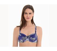 Rosa Faia - Bikini Top LEANDRA blauweiss F-Cup blau/weiß - Gr. - L