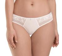 Rosa Faia Shorty-Slip Shorty Sita Damen Streifen-Optik, Spitze, Tüll Gr. 38 beige