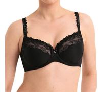 Rosa Faia by Anita Eloise Bügel-BH - Damen BH mit dreigeteilten Cups, floraler Spitze, Pünktchen-Print und edlem Zieranhänger - femininer Alltags-BH