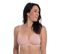 Soft-BH ROSA FAIA "Selma Pure", Damen, Gr. 85, Cup D, rosewood, Spacer, Obermaterial: 59% Polyester, 27% Polyamid, 14% Elasthan, unifarben, BHs Soft-BH, Spacer-Schale, ohne Bügel, atmungsaktiv, schlic