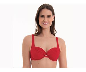 Rosa Faia - Damen Bikini Top HERMINE fragola E-Cup - Gr. - M