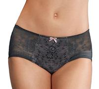 Rosa Faia Damen Fleur talje trusser Taillenslip, Grau (Anthrazit 408), 40 EU