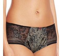 Rosa Faia Damen Taillenslip Fleur – hoher Bund, Spitze – Schwarz Größe 46