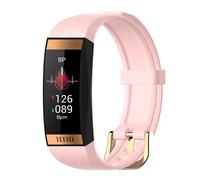 (Rosa) Intelligentes Armband Herzfrequenz-Blutdruck-Sauerstoffüberwachung IP67 Wasserdicht