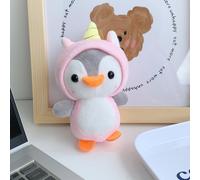 (Rosa) Pinguin Plüsch Kuscheliger Schlüsselanhänger Kuschelige kurze Plüschtasche Dekor Bunte Optionen