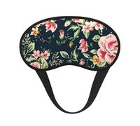 Rosa Rosen, Pfingstrosen, grüne Blätter,Vollständige Augenabdeckungen, lichtundurchlässige Schlafmasken, Verdunkelungs-Augenschützer