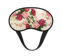 Rosa Rosen,Vollständige Augenabdeckungen, lichtundurchlässige Schlafmasken, Verdunkelungs-Augenschützer